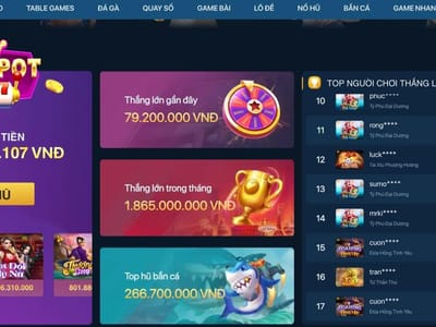 Jackpot Winner Display screenshot